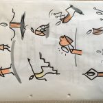 Sketchnote: Bikablo-Männchen Vokabeln lernen